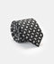 Jacquard Tie 7 cm Black