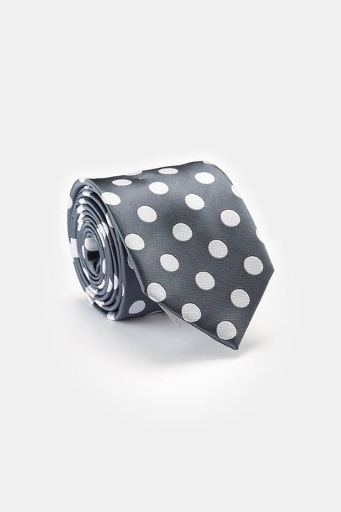 Jacquard Tie 7 cm Black