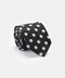 Jacquard Tie 7 cm Black