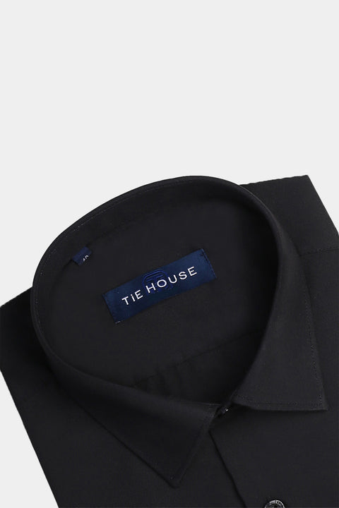 Classic Shirt  Regular Fit  Black