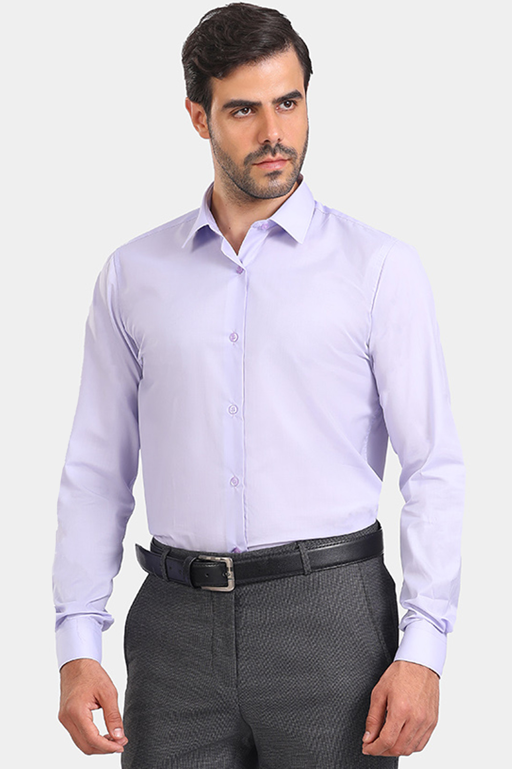 Classic Shirt Slim Fit Purple - TIE HOUSE
