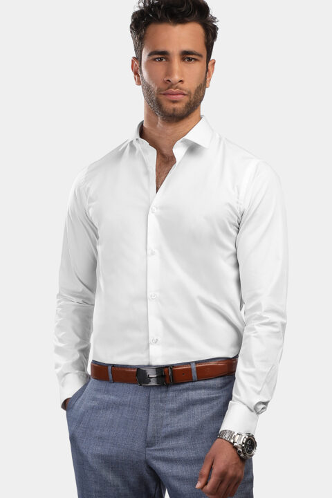 Classic Shirt Regular Fit white - TIE HOUSE