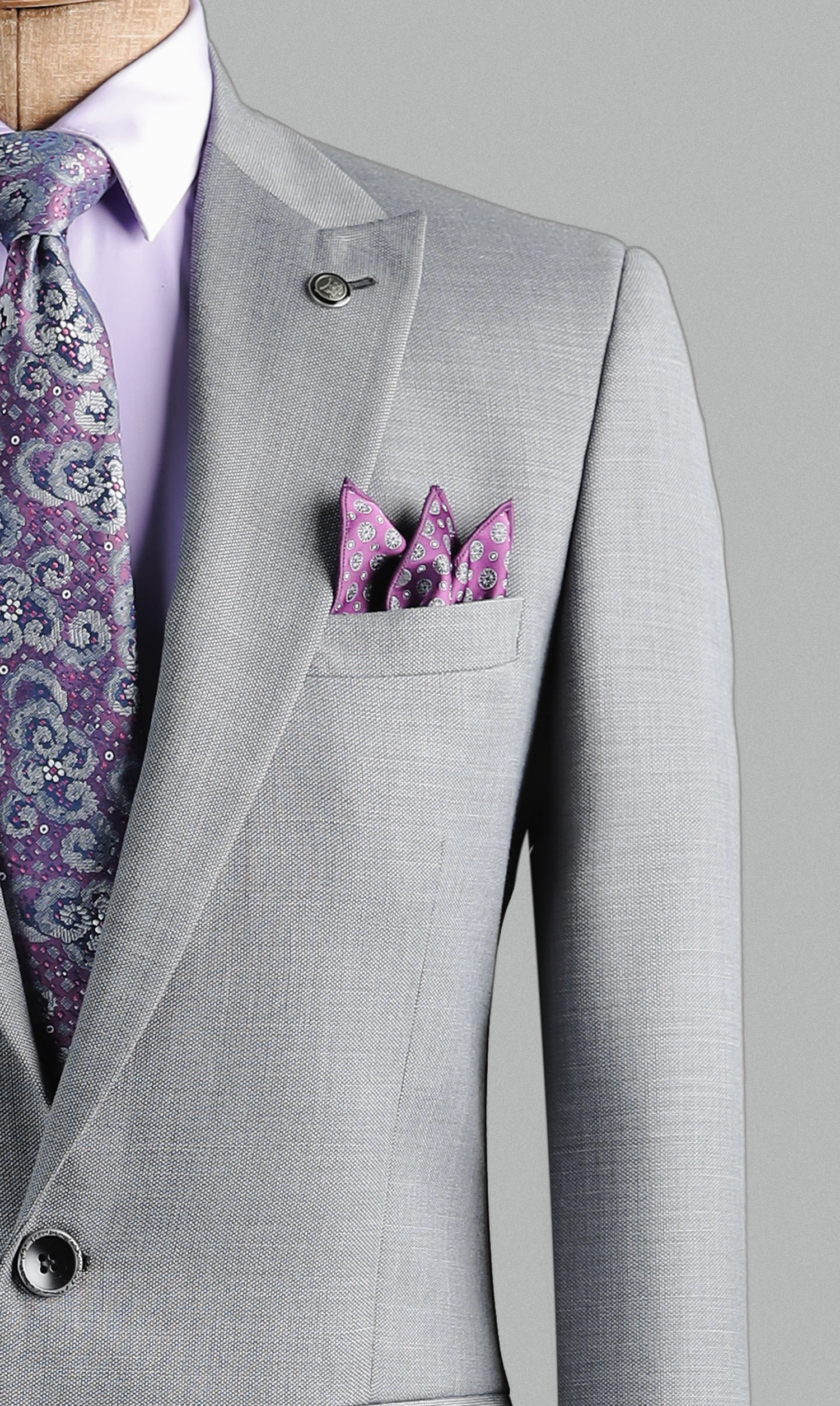 Gray Stripe Custom Suits For Men | Tom James Company