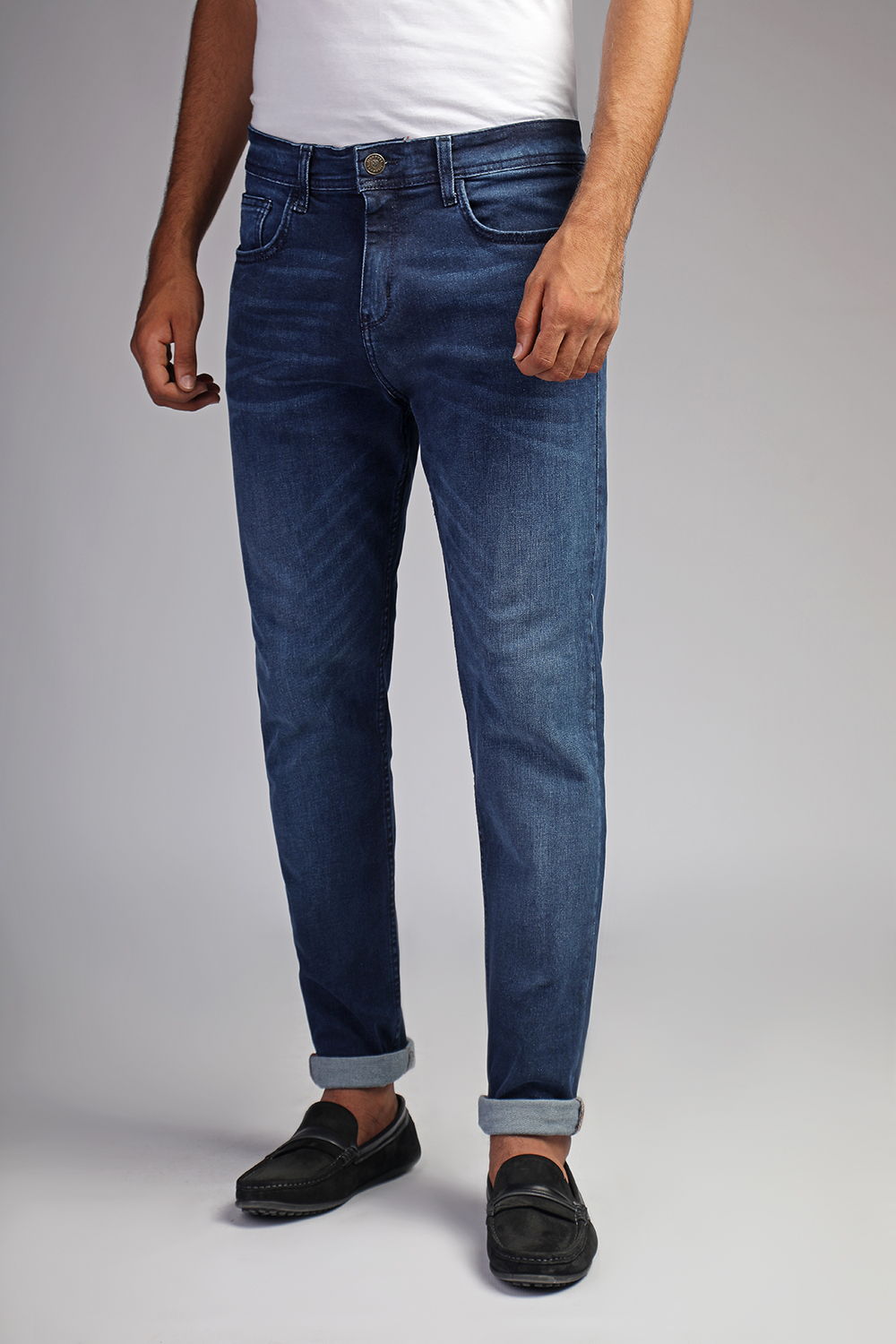 Regular Fit Trousers Dark Blue – TiE HOUSE