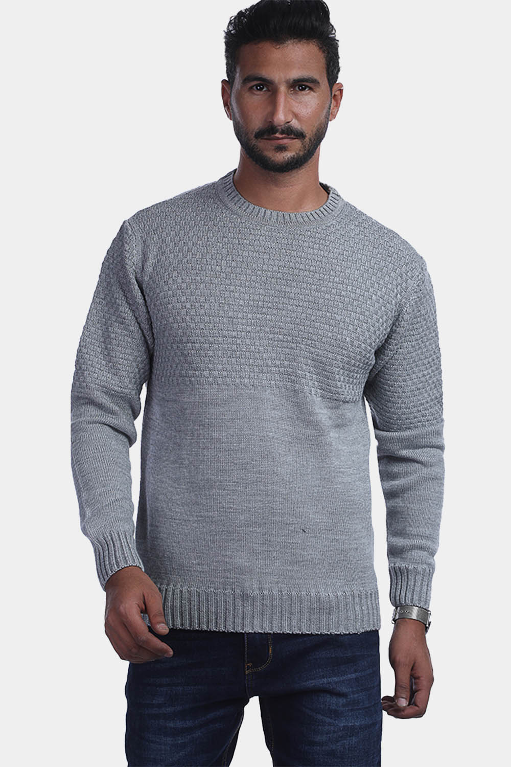 Regular Fit pullover Gray - TIE HOUSE