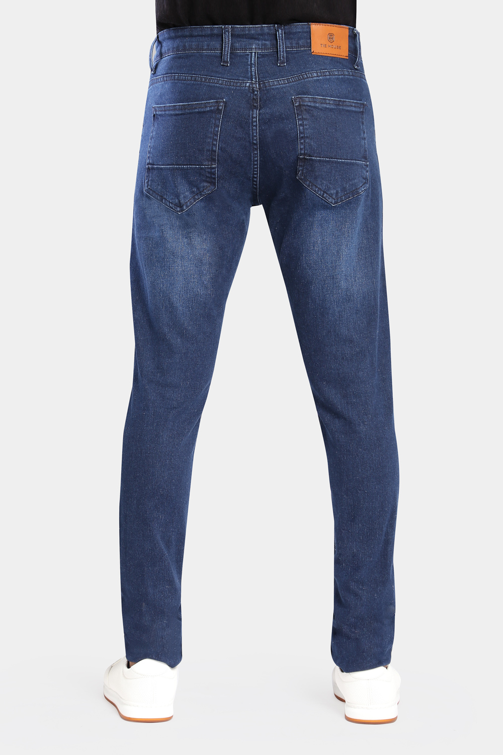 Slim Fit Trousers Blue - TIE HOUSE