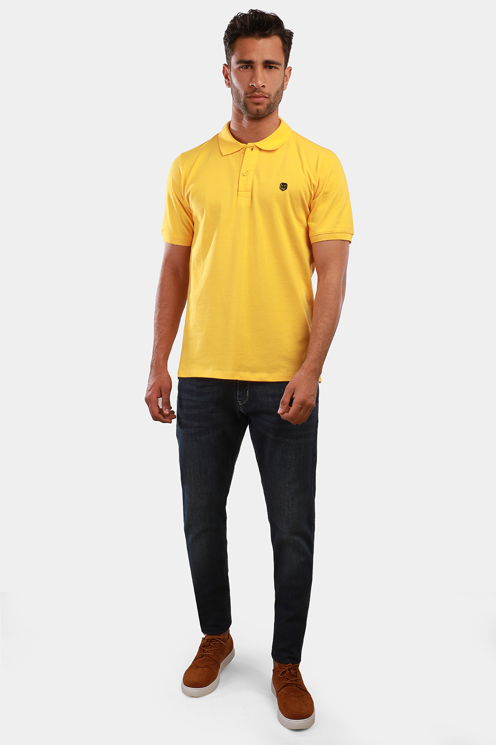 Polo Shirt New Fit Yellow - TIE HOUSE