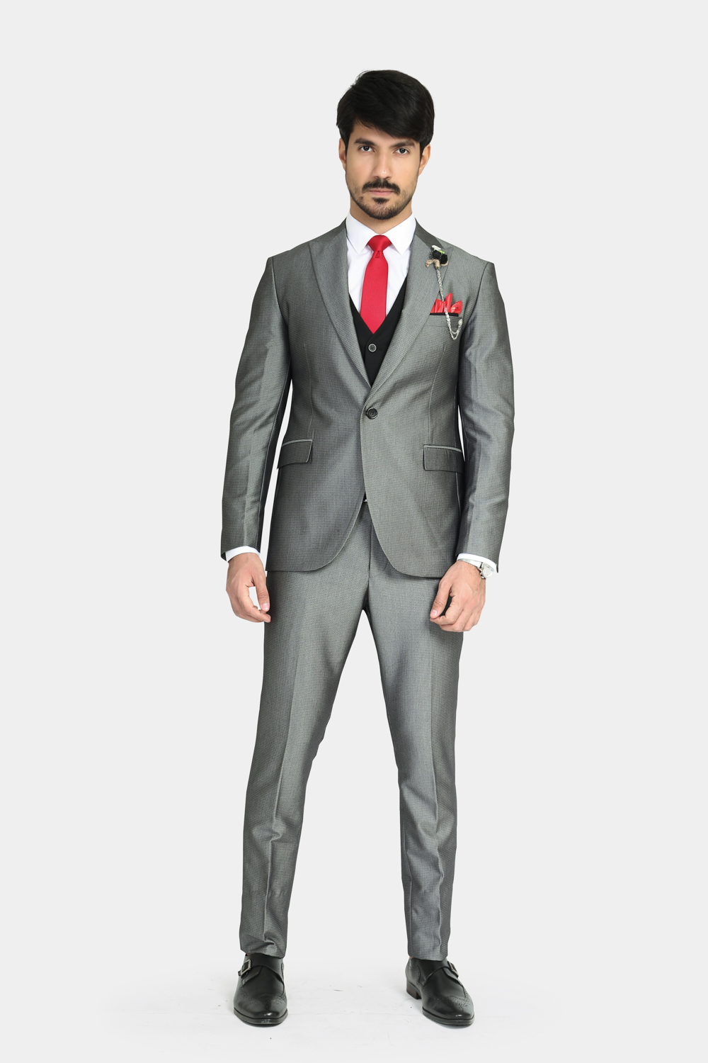 Slim Fit Suit Gray - TIE HOUSE