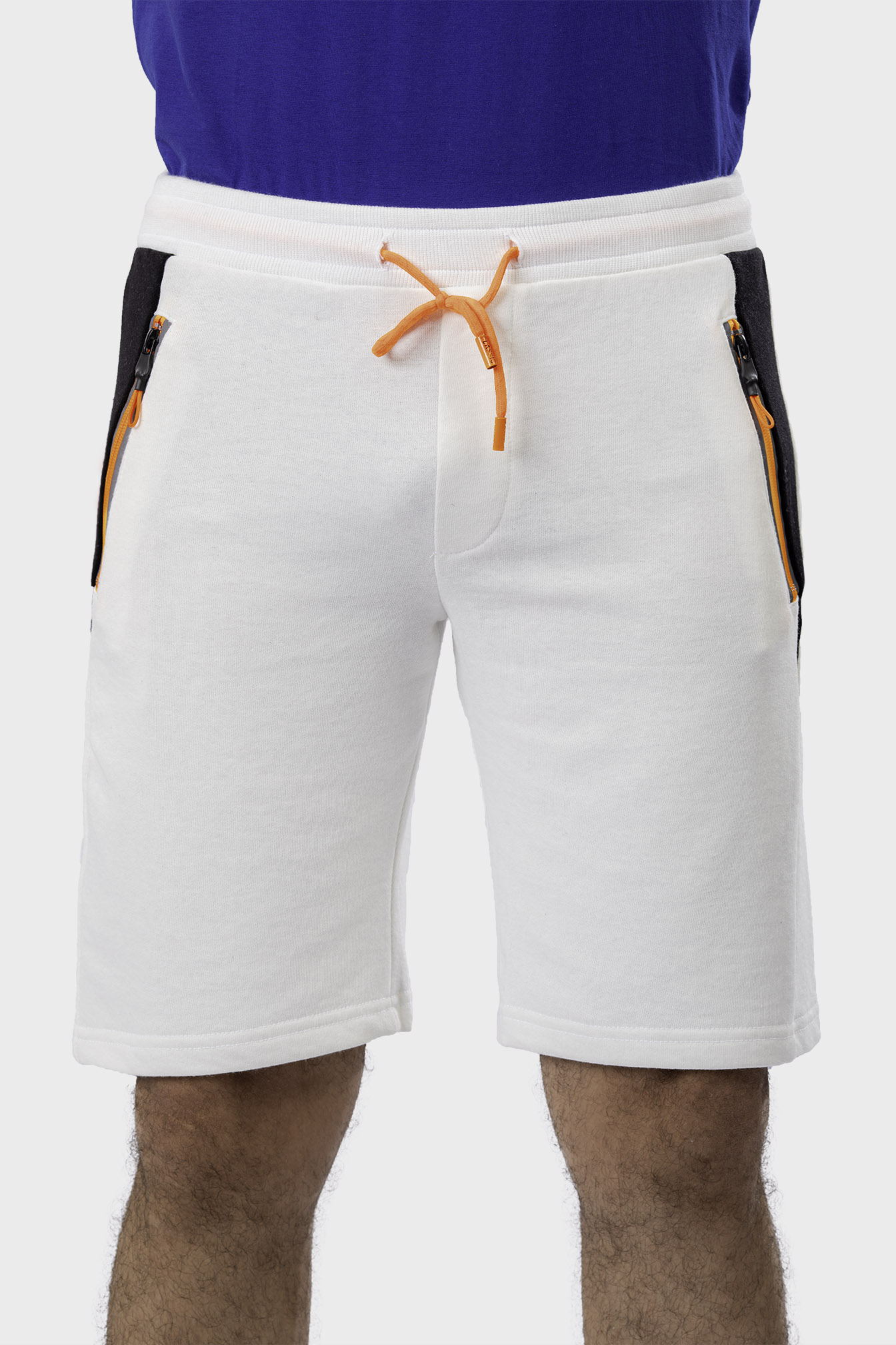 New Fit Melton Short Off White - TIE HOUSE