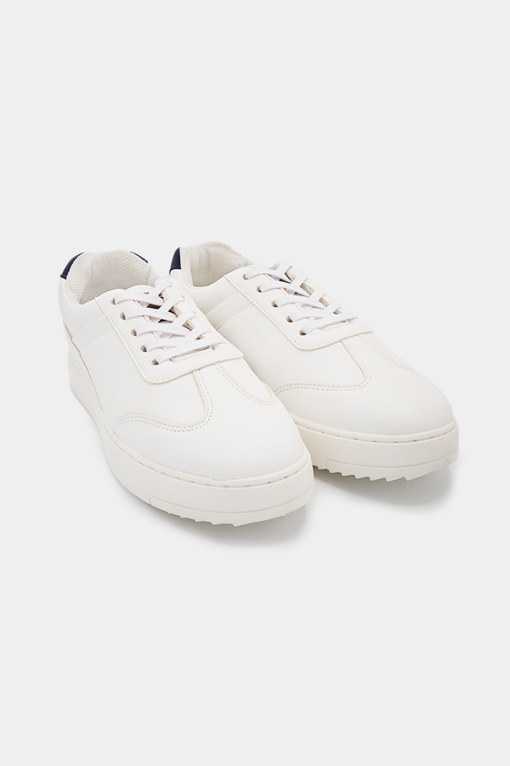 Casual Leather Shoes White – TiE HOUSE