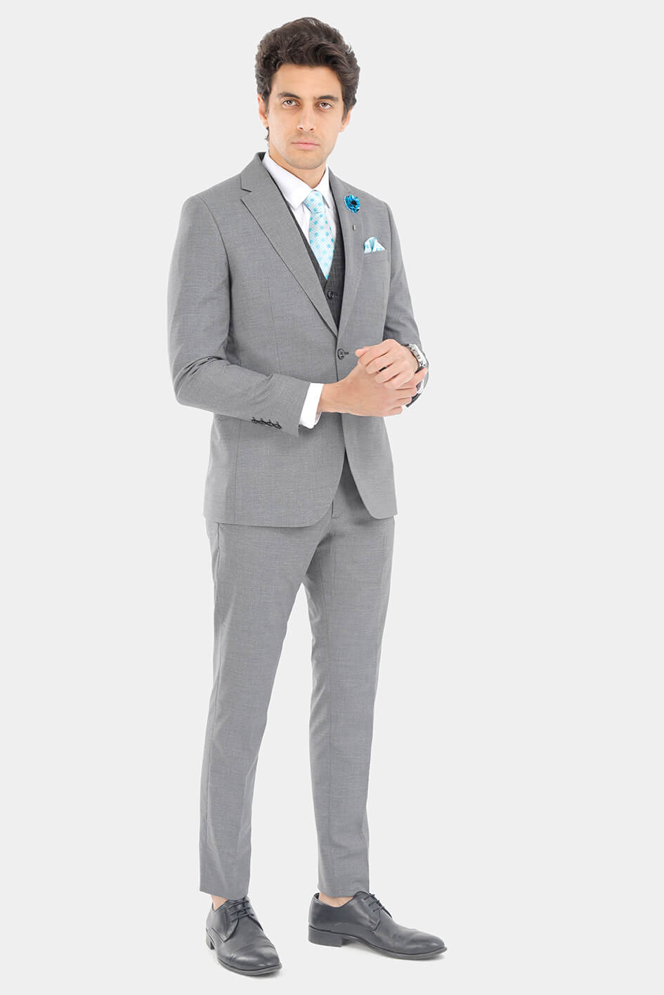 Slim Fit Suit Gray - TIE HOUSE