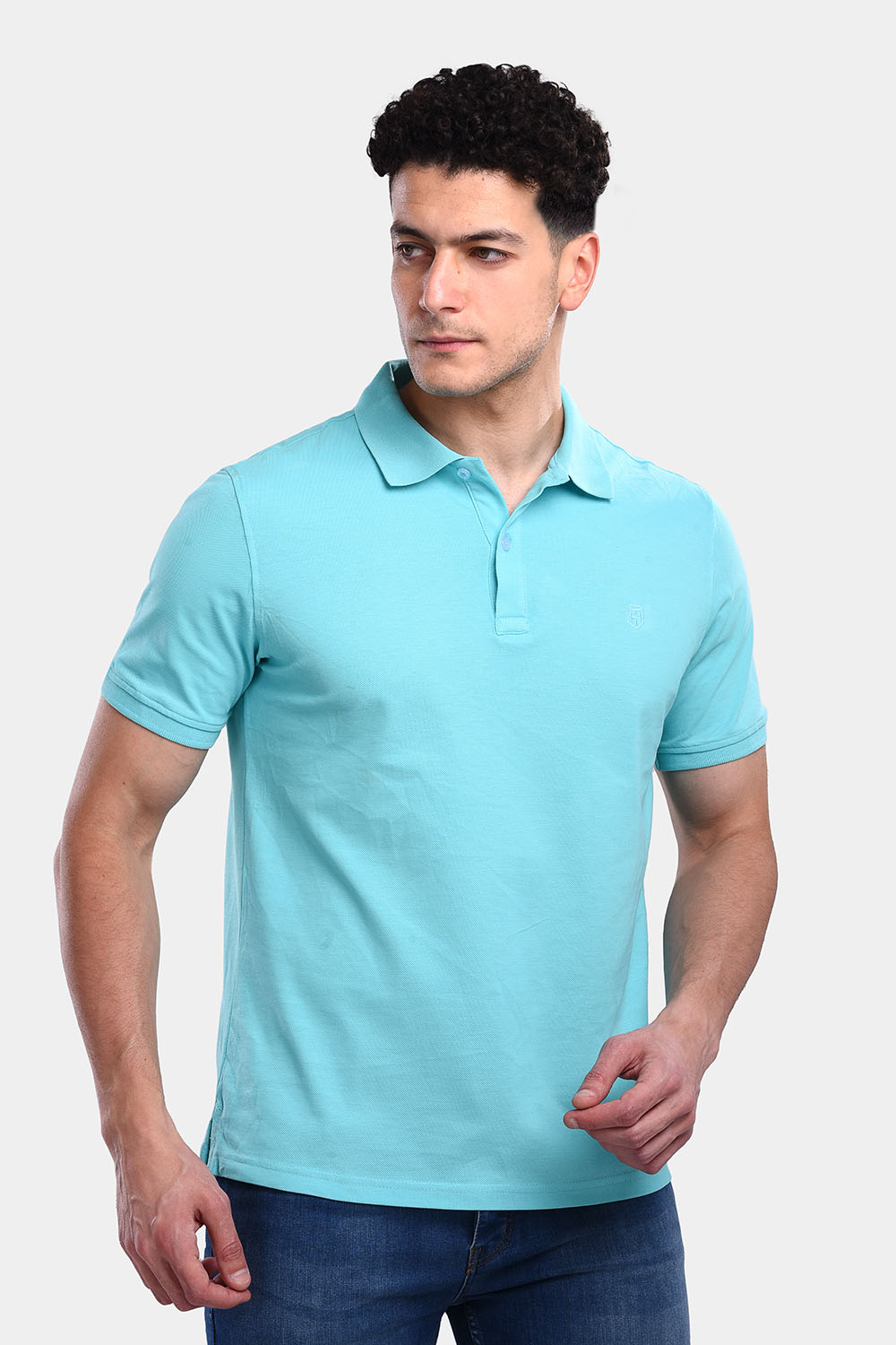 Polo Shirt Regular Fit Turquoies - TIE HOUSE