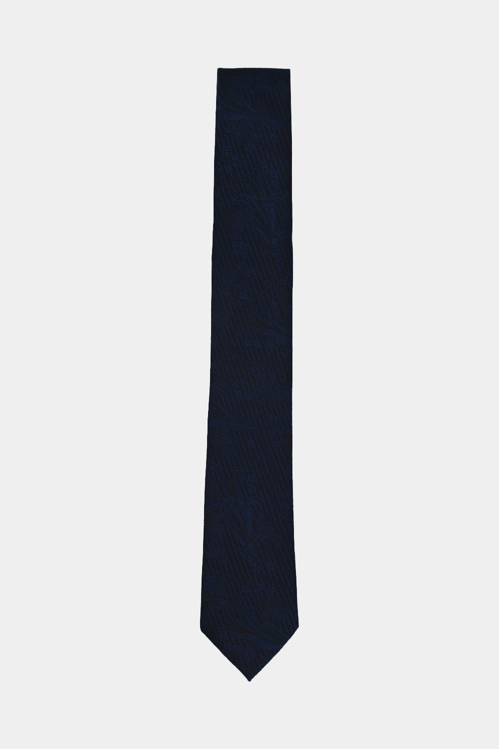 Jacquard Tie 6 cm Dark Blue - TIE HOUSE