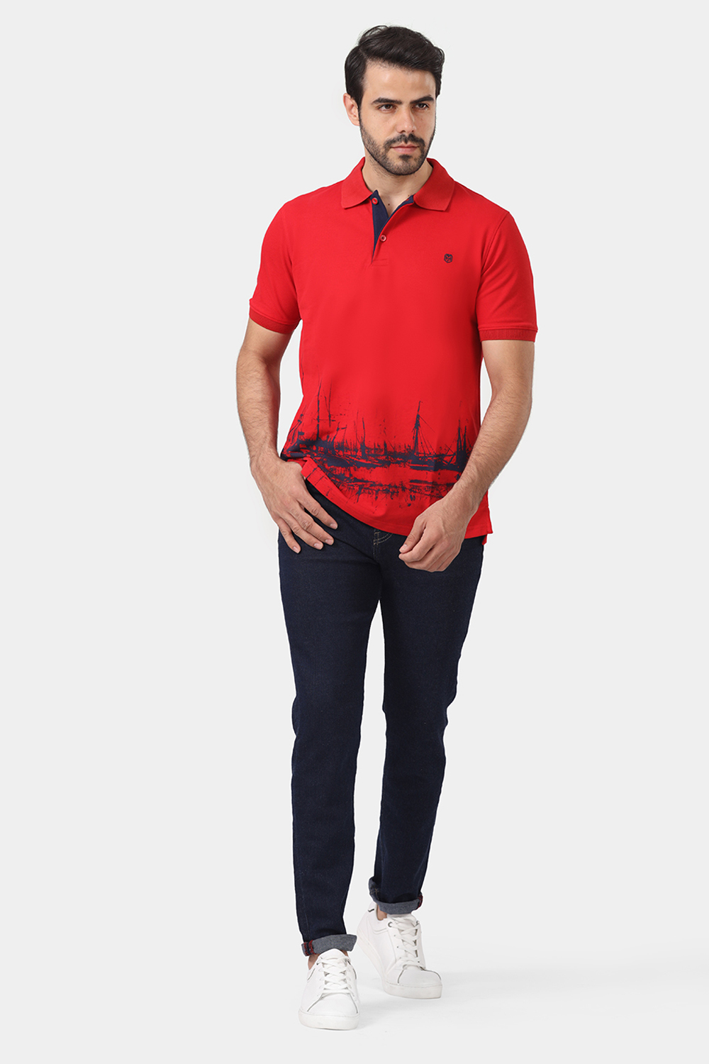 Polo Shirt Regular Fit Red - TIE HOUSE