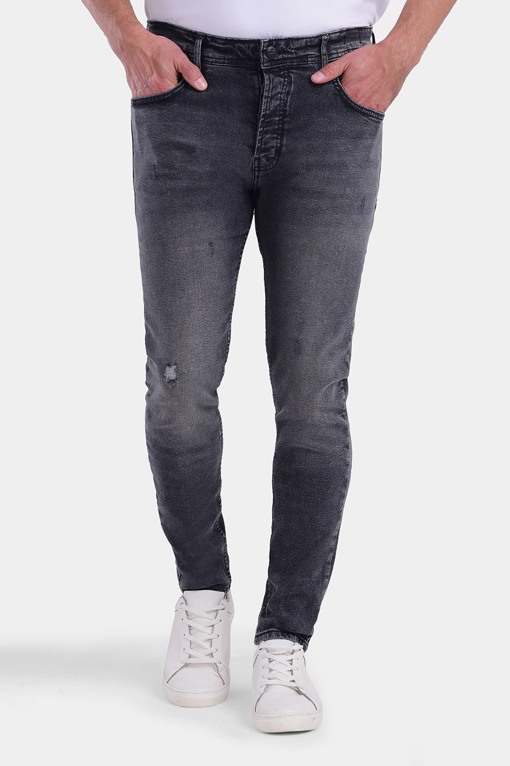 Skinny Trousers Gray - TIE HOUSE