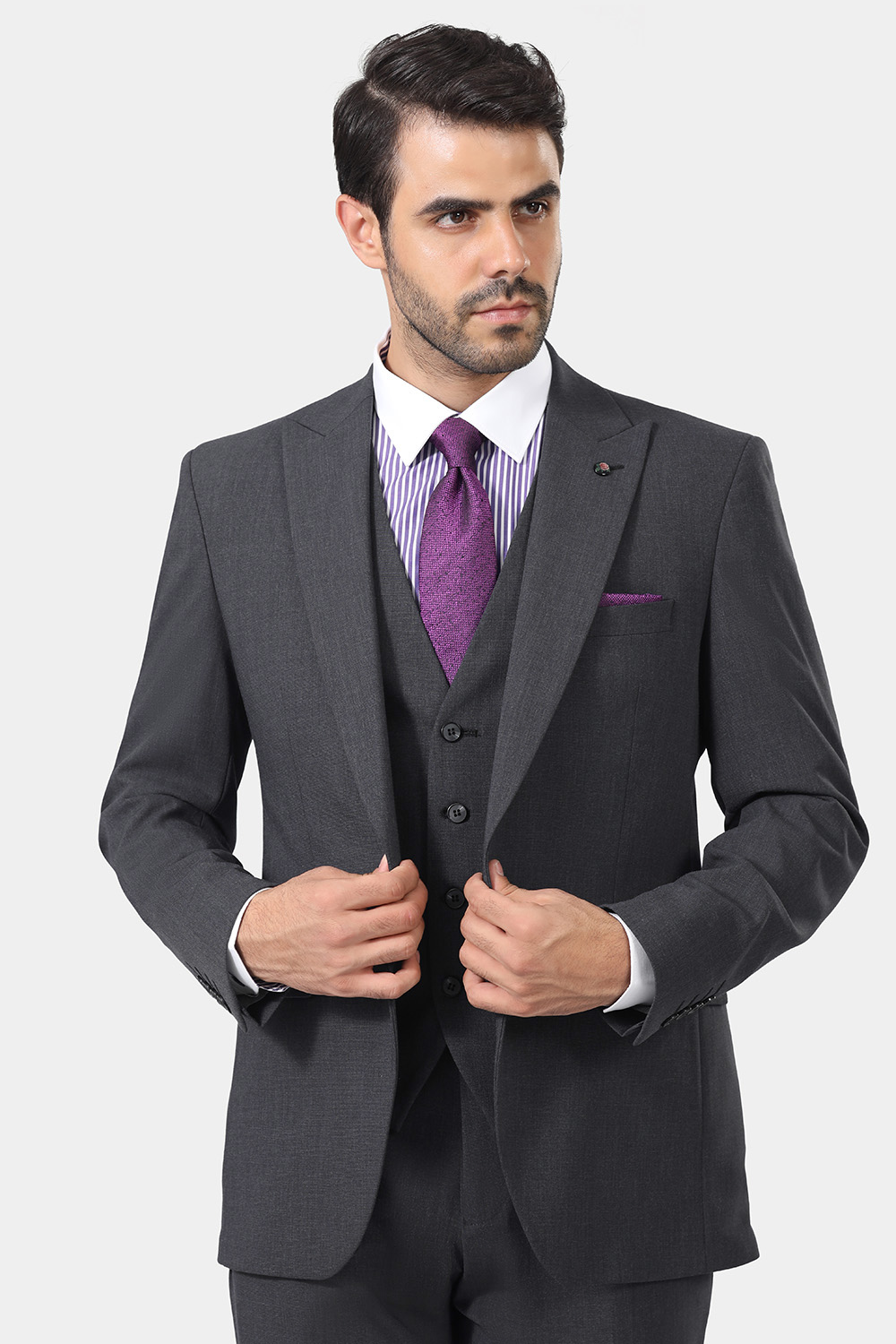 Slim Fit Suit Dark Blue - TIE HOUSE