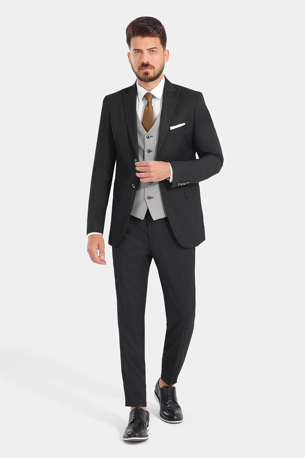Slim Fit Suit Black - TIE HOUSE