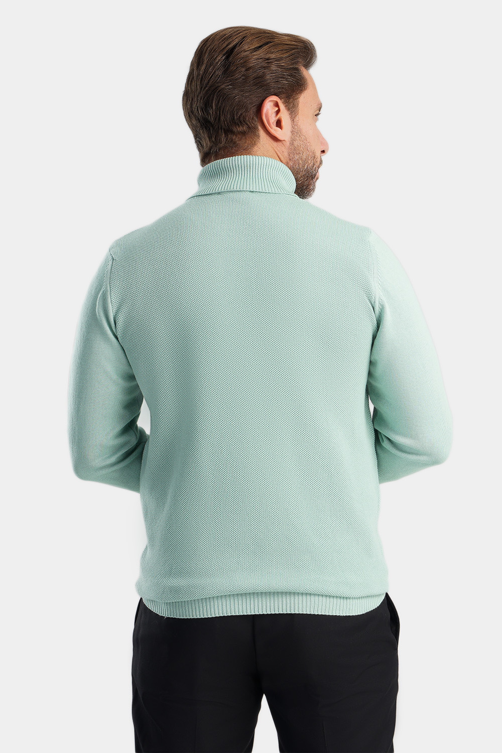 Dark Green Fitted Pullover