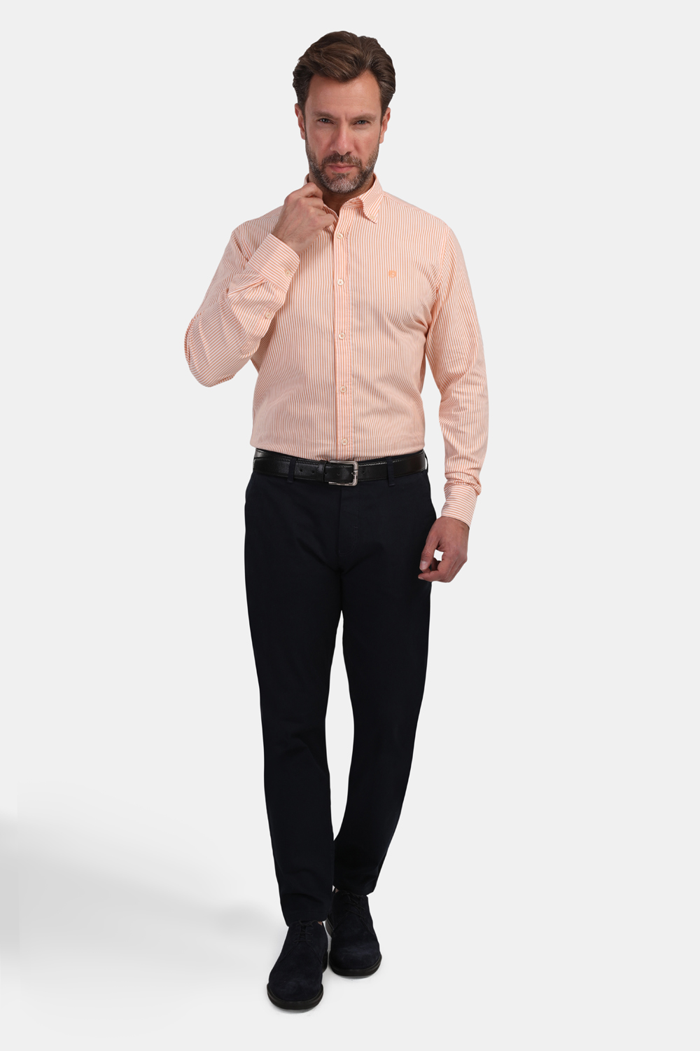 Formal Dusty Pink Solid Shirt - Donato