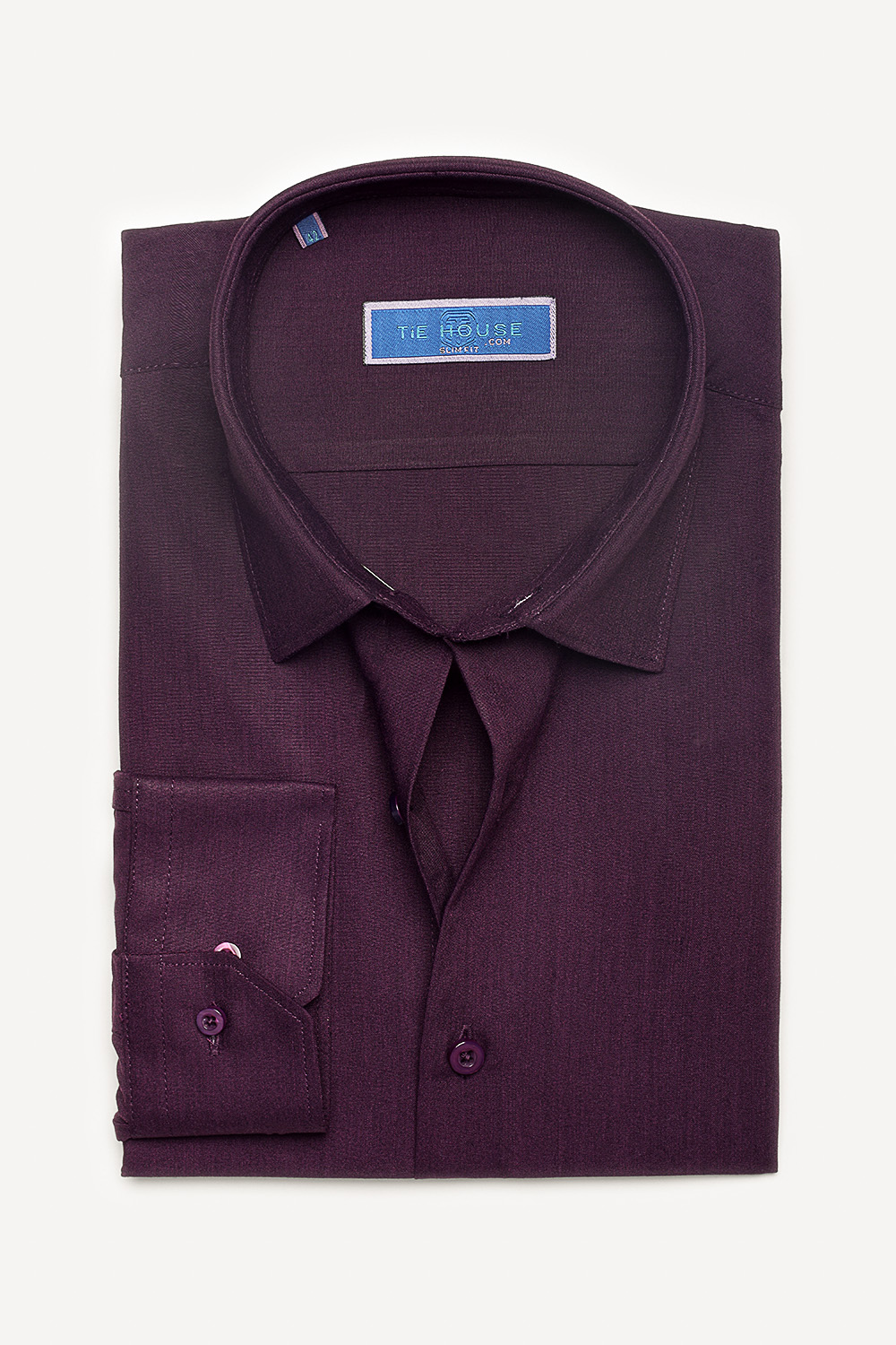 Slim Fit Shirt Purple - TIE HOUSE