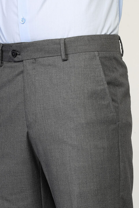 Regular Fit Classic Pants Gray – TiE HOUSE