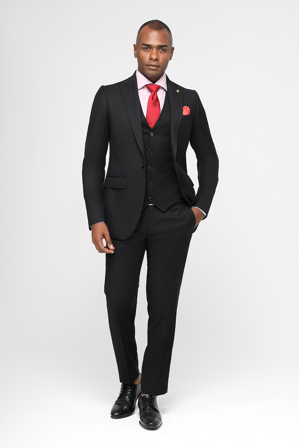 Slim Fit Suit Black - TIE HOUSE