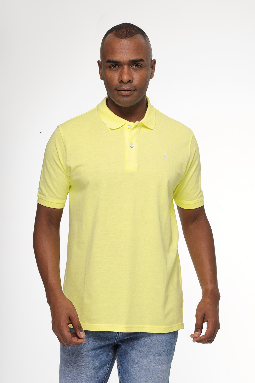 Polo Shirt New Fit Yellow - TIE HOUSE