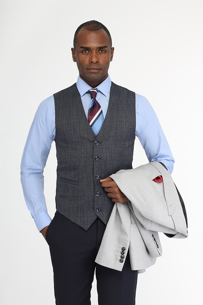 Slim Fit Suit Light Gray - TIE HOUSE