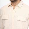 ⁦قميص – نيو فيت – بيج⁩ - الصورة ⁦2⁩