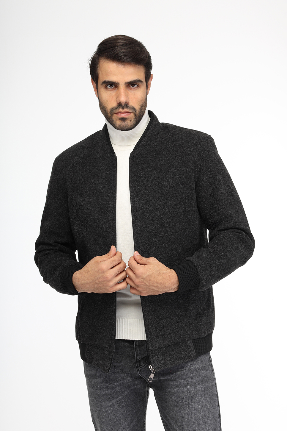 Regular Fit Sweater Gray - TIE HOUSE