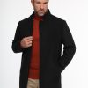 Regular Fit Coat Black