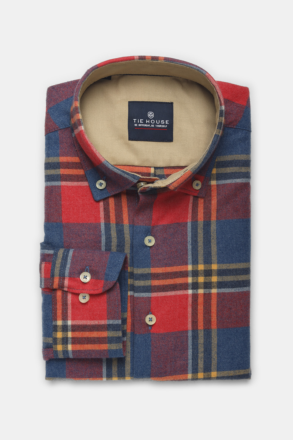 Regular Fit Shirt Red - TIE HOUSE