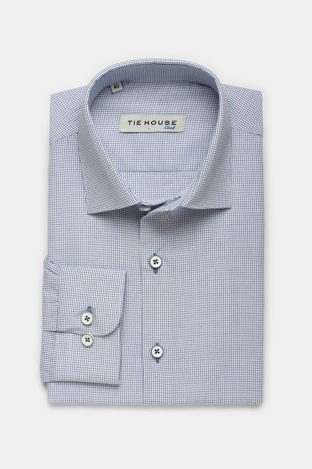 Slim Fit Shirt Light Blue - TIE HOUSE