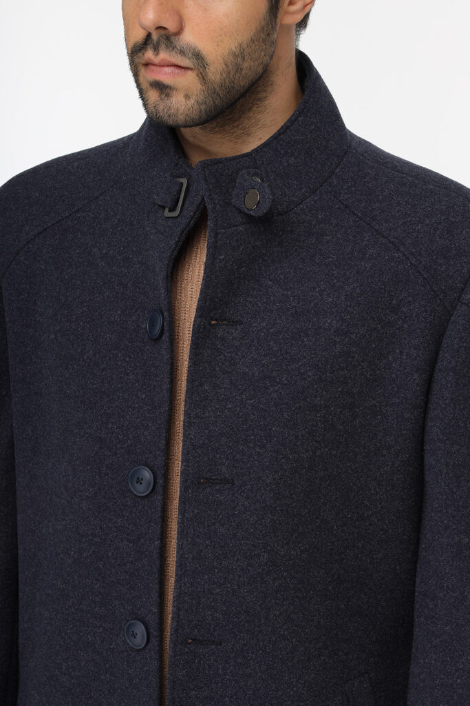 Men's  Standard Length Coat Dark Blue main image 0