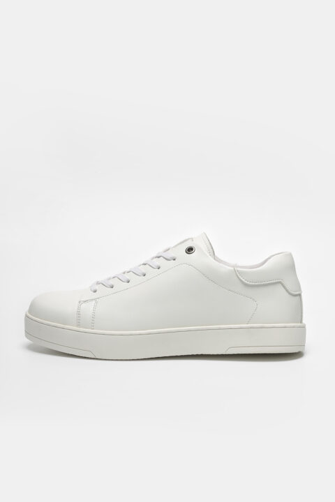 Casual Leather Shoes White - TIE HOUSE