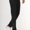 Slim Fit Sports Pants Black - Image 4