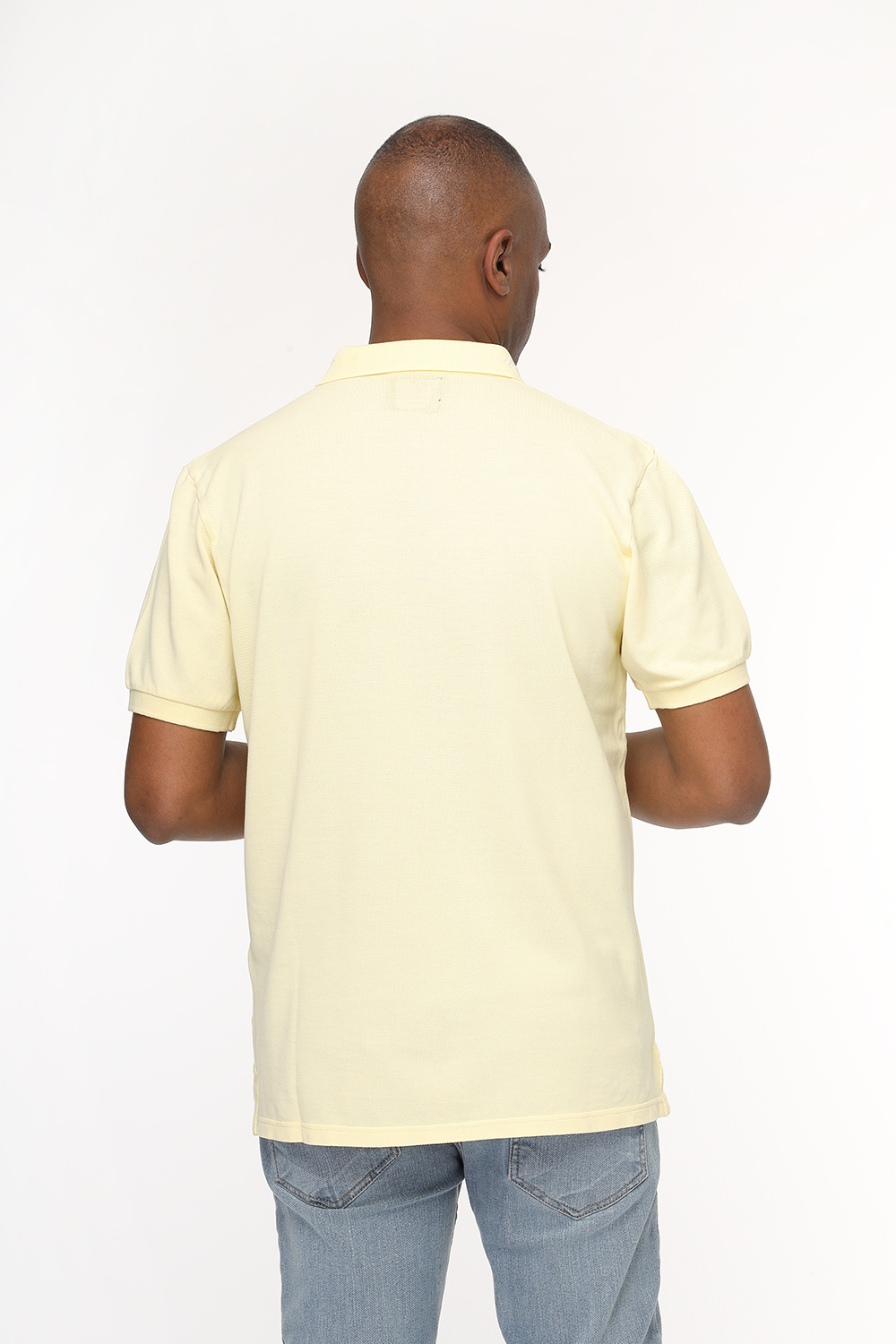 Polo Shirt Regular Fit Yellow - TIE HOUSE