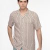 Regular Fit Shirt Half Orange