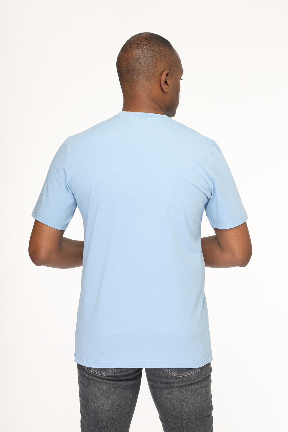 Regular Fit T-Shirt Light Blue - TIE HOUSE