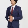 Slim Fit Suit Blue - Image 4