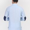 ⁦قميص - ريجولار فيت - لبني⁩ - الصورة ⁦3⁩