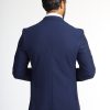 Slim Fit Blazer Dark Blue - Image 4