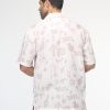 ⁦قميص نص كم - أوفر سايز - بيج⁩ - الصورة ⁦3⁩