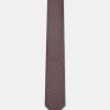 Jacquard Tie 6 cm Brown