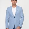 Slim Fit Blazer Light Blue
