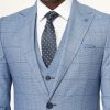 Slim Fit Suit Light Blue - Image 2