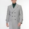Regular Fit Coat Light Gray