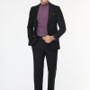Slim Fit Suit Black