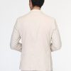 Regular Fit Suit Linen Beige - Image 4