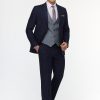 Slim Fit Suit Dark Blue